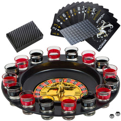 BETTERLINE shot glass roulette wheel centerpiece for lively party entertainment.