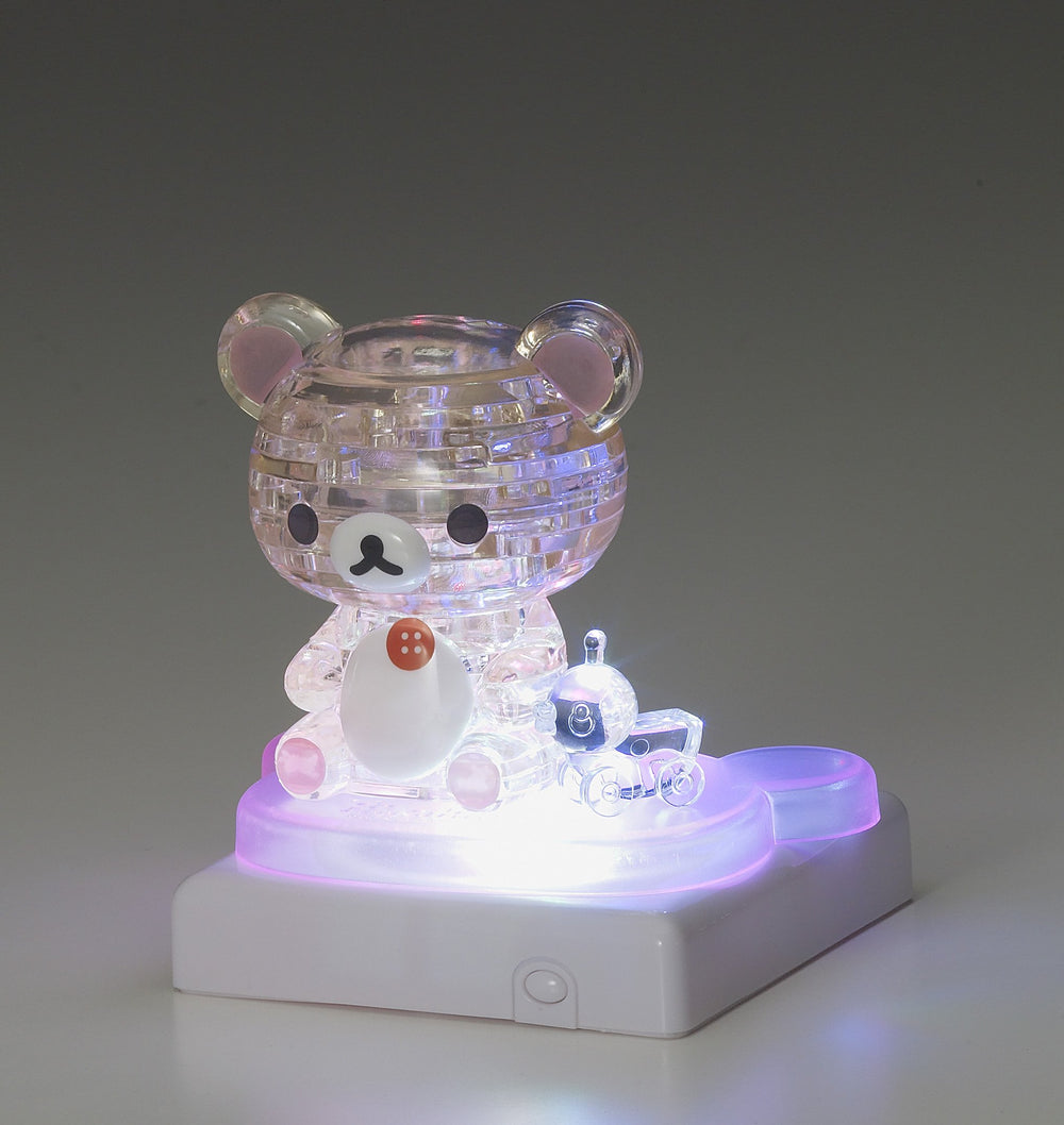 Beverly Crystal 3D Jigsaw Korilakkuma on display base