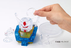 Beverly Crystal Puzzle Gundam transparent crystal finish offers a sparkling centerpiece.