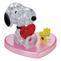 Beverly crystal puzzle Snoopy Hug Heart—31 pieces ready for display.