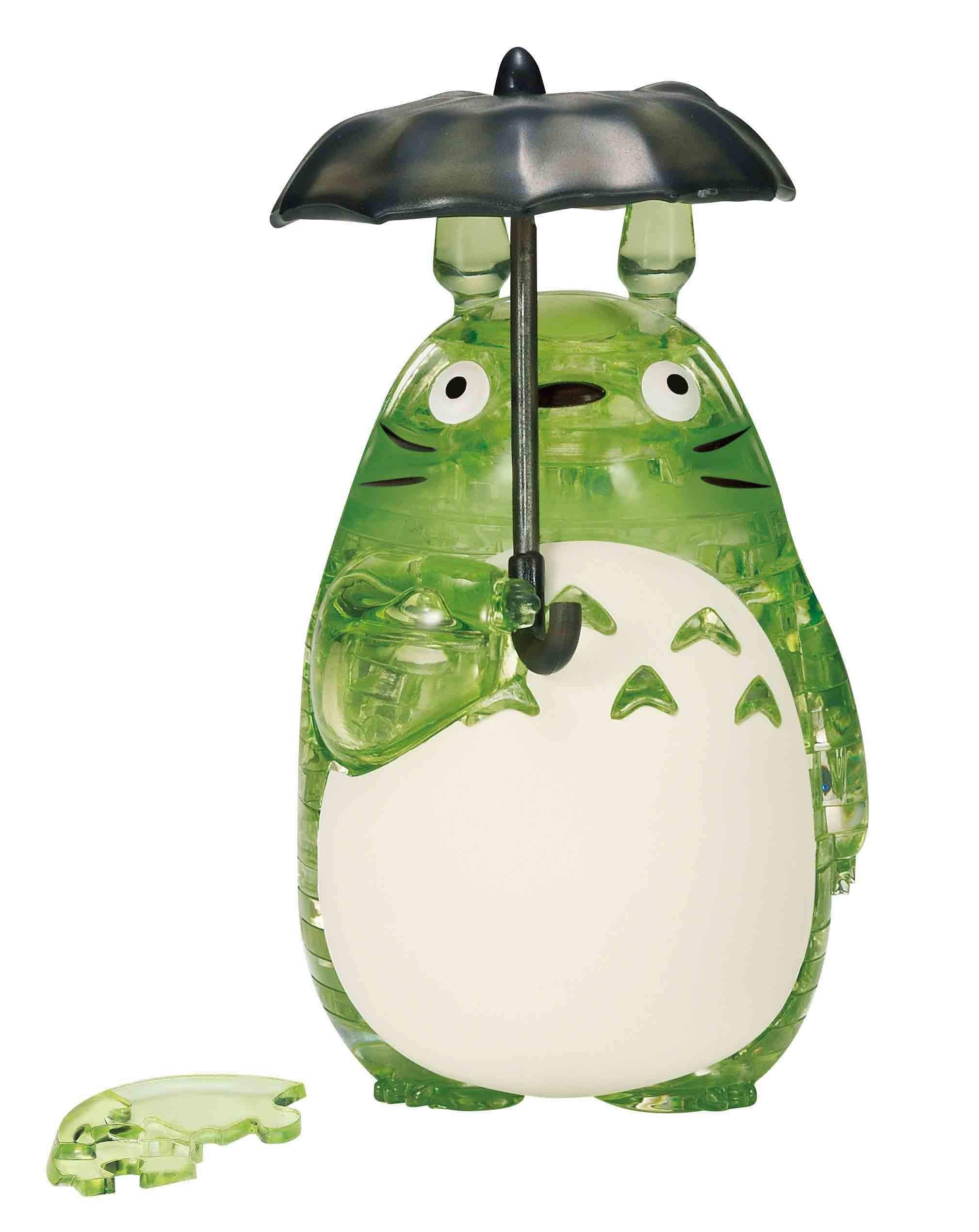 Beverly Crystal Puzzle Totoro Green 42 pieces for decorative display.