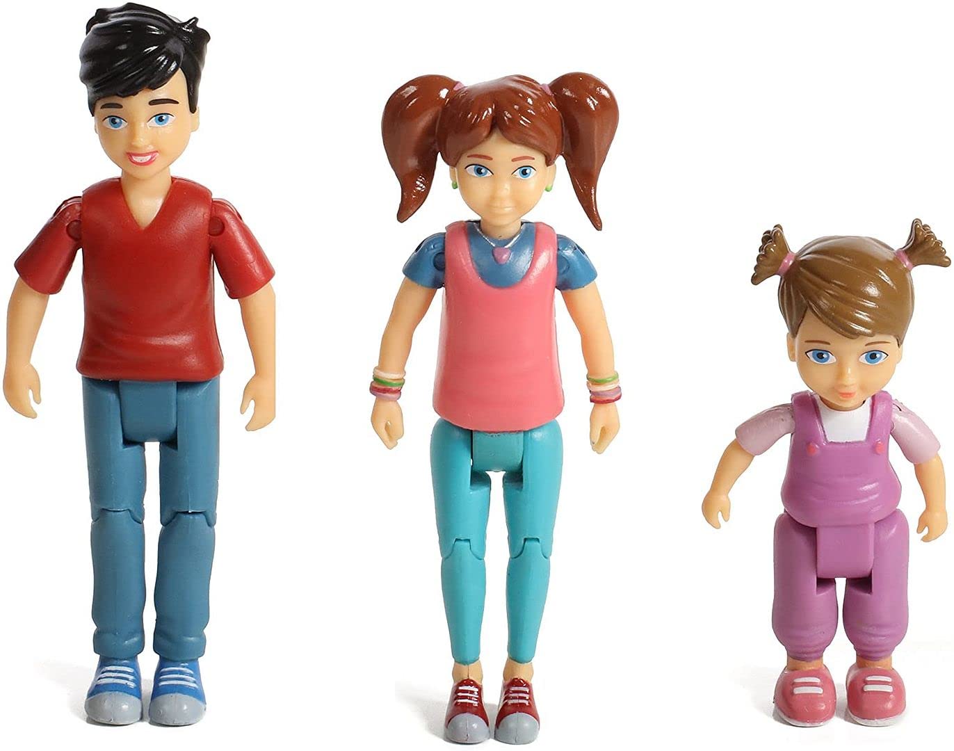 Beverly Hills Sweet Li'l Family boy dollhouse figure with movable joints for imaginative play.