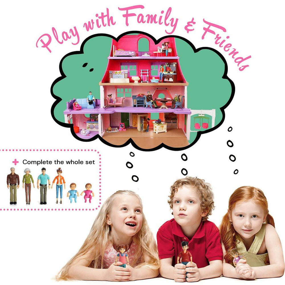 Beverly Hills Sweet Li'l Family durable play figures built for little hands and long-lasting use.
