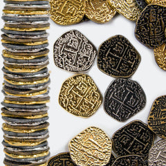 Beverly Oaks pirate coins pack for display-ready collection.
