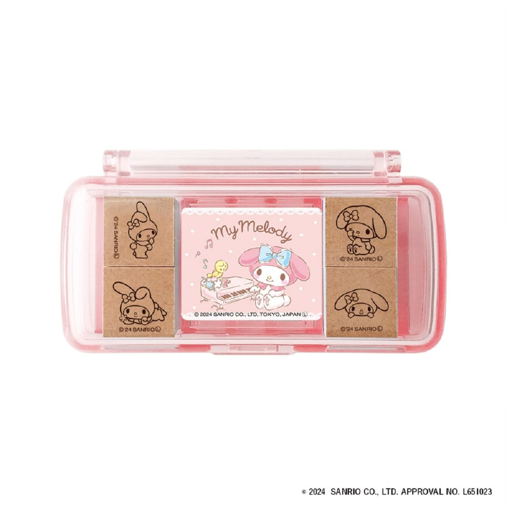 Beverly Sanrio My Melody four-piece stamp set for planners