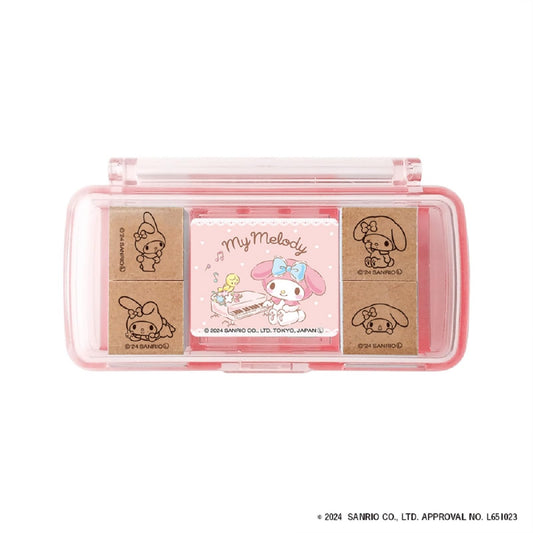 Beverly Sanrio My Melody four-piece stamp set for planners