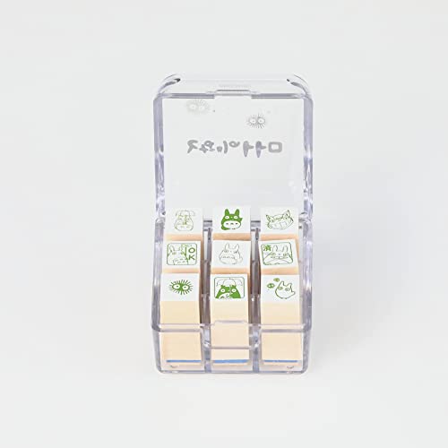 Totoro stamps on white background—easy planning for DIY projects.