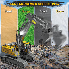 BEWEAI heavy-duty tracks provide solid traction on sand, dirt, and grass.
