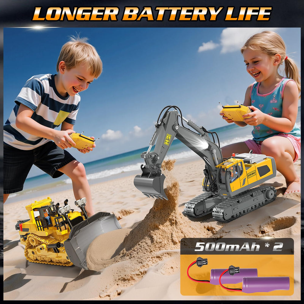 BEWEAI Bulldozer’s durable design and tracks suit beaches, sand, and grass