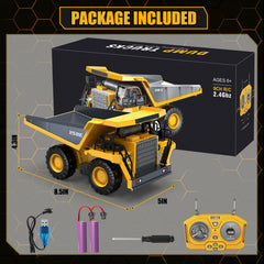 BEWEAI RC Dump Truck gift box makes a ready holiday gift.