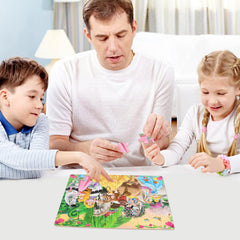 Bexido puzzle piece close-up highlights shapes to improve fitting and exploration.