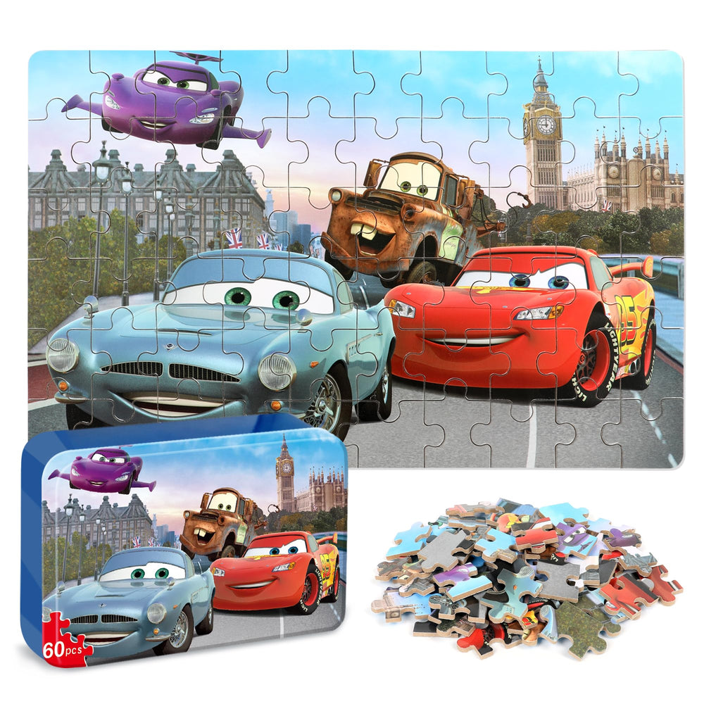 Bexido wooden 60-piece puzzle for kids, safe materials encourage focused play