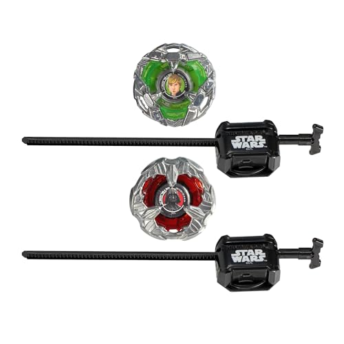 Beyblade BBX Darth Vader top right-spin balance type ready to duel.