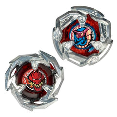 Sword Dran top engages the rail for high speed dashes in Beyblade BBX.