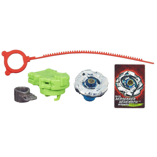 Beyblade Berserker Behemoth top front view with stamina ring for longer spins