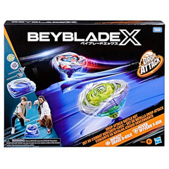 Beyblade BEY BBX Seward ripcord-launcher enables rapid launches.