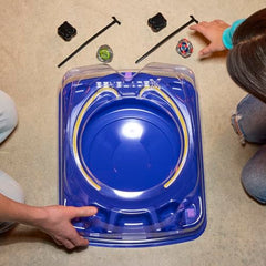 Beyblade BEY BBX Seward X-Celerator gear boosts bursts.