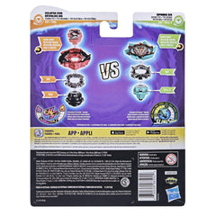 Dual Collection Pack components enable customizable Beyblade Burst battles.