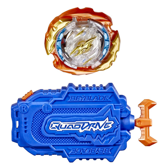 Beyblade Cyclone Fury Launcher enables quick, ripcord-free launches for fast battles.