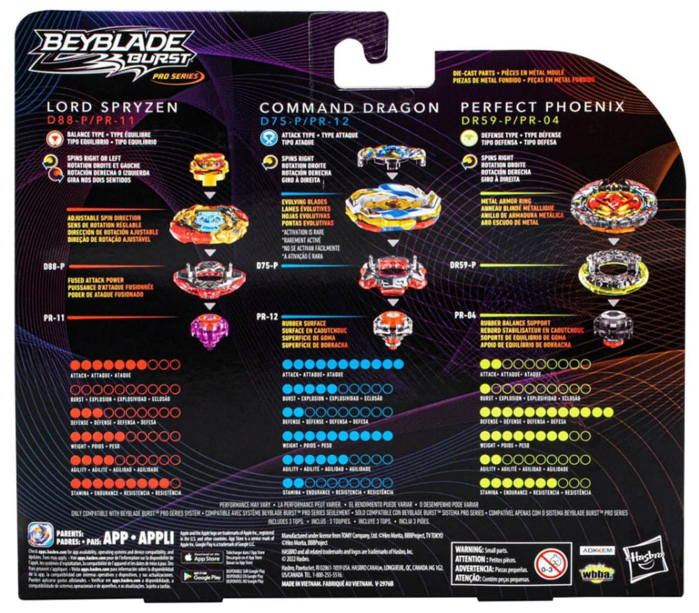 Sticker sheets included to customize Beyblade Mythic Beast tops for a personalized look.