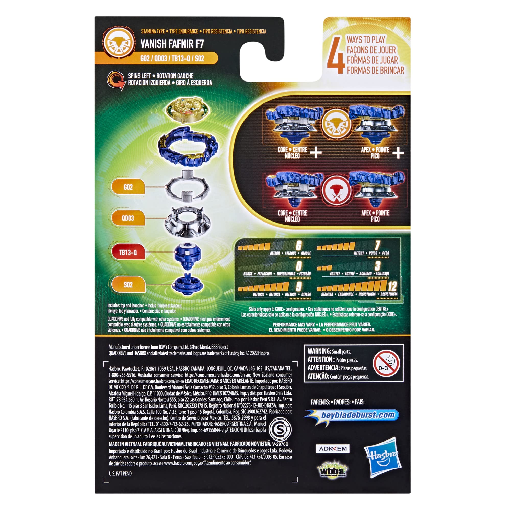 Beyblade QuadDrive app scan feature enabling virtual battles and extended play.