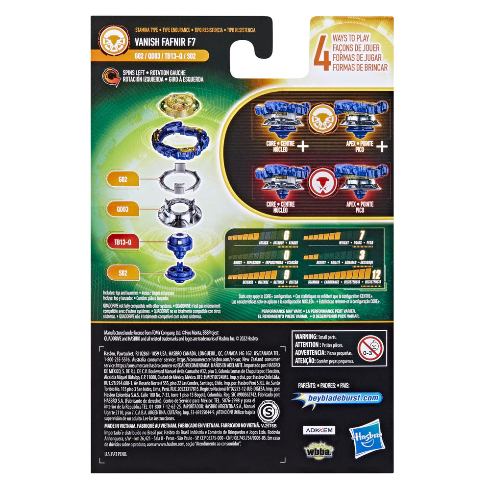 Beyblade QuadDrive app scan feature enabling virtual battles and extended play.