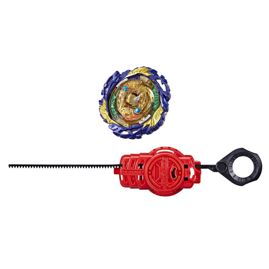 Beyblade QuadDrive left-spin launcher for smooth, controlled stamina launches.