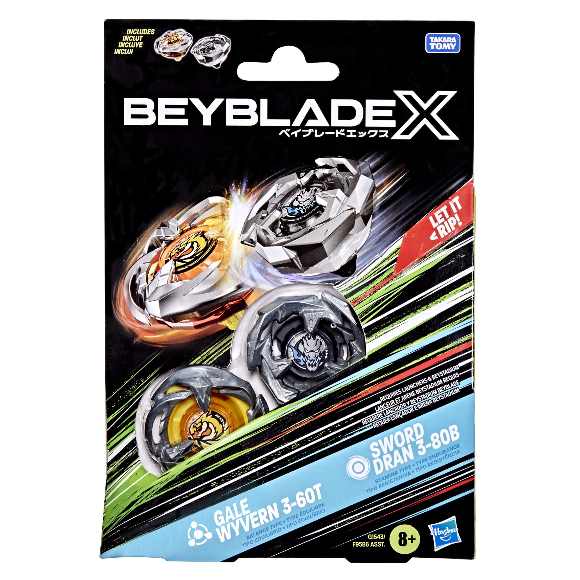 Beyblade X Beystadium with launcher setup for battle-ready play