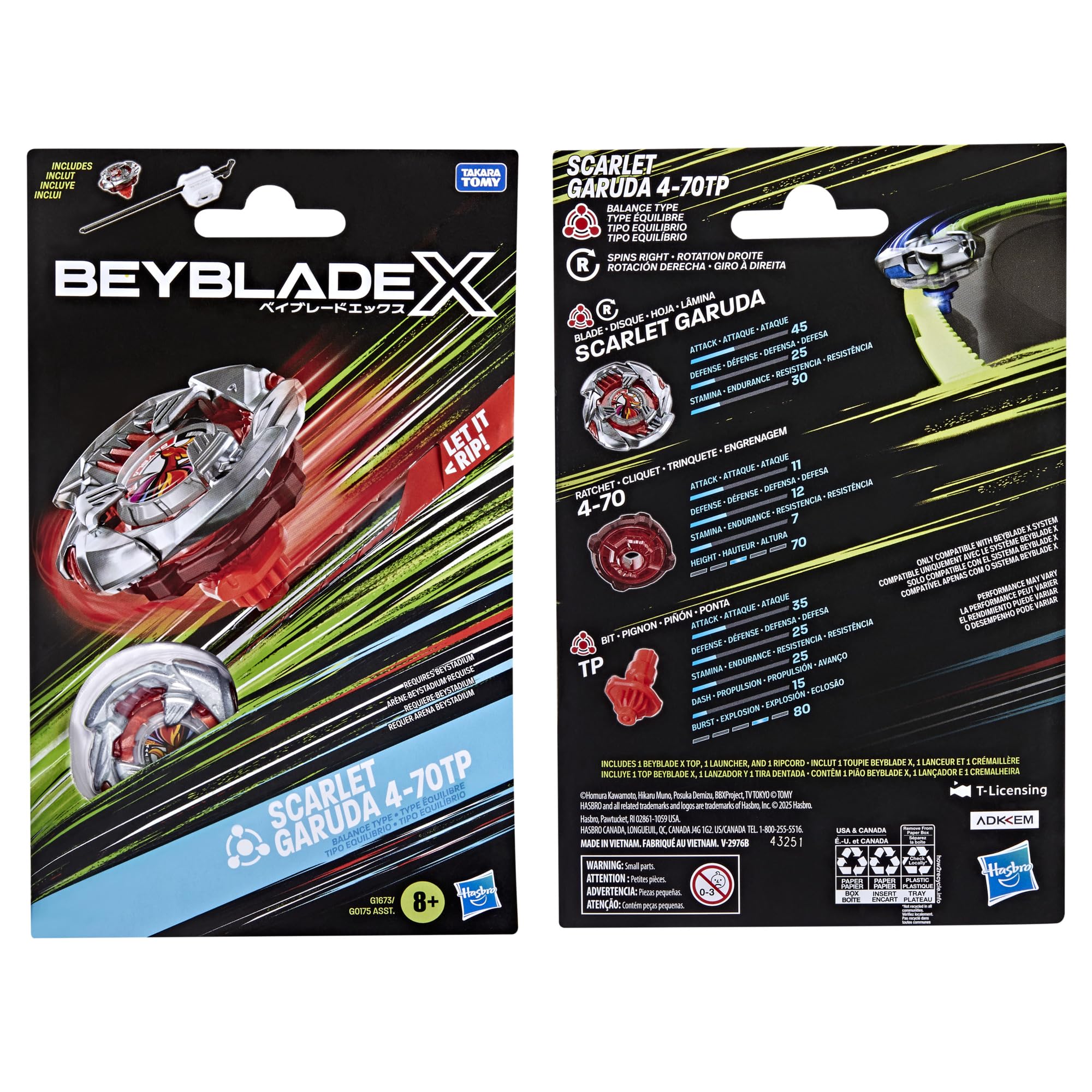 Authentic Takara Tomy die-cast metal components for premium feel.