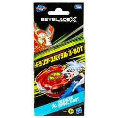 Beyblade X beystadium-compatible top designed for dynamic clashes.