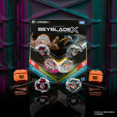 Beyblade X Beystadium-ready battle arena setting for epic clashes.