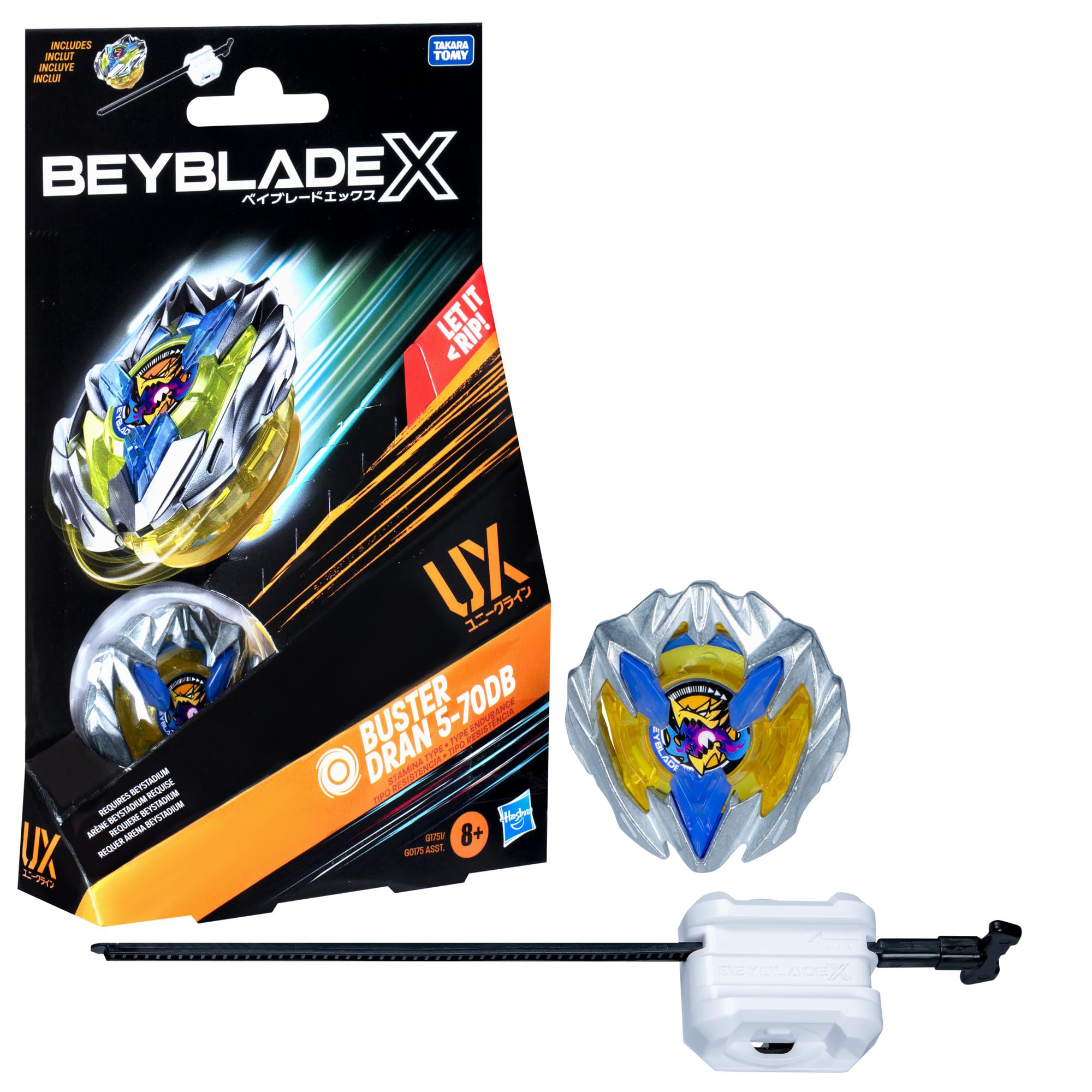 Beyblade X Buster Dran UX Starter Pack cover for quick, customizable battles