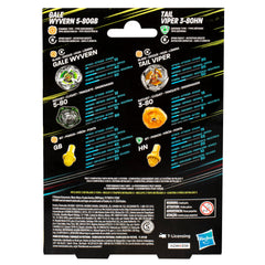 Beyblade X dual-pack battle-ready set shows two right-spin tops for head-to-head fun.