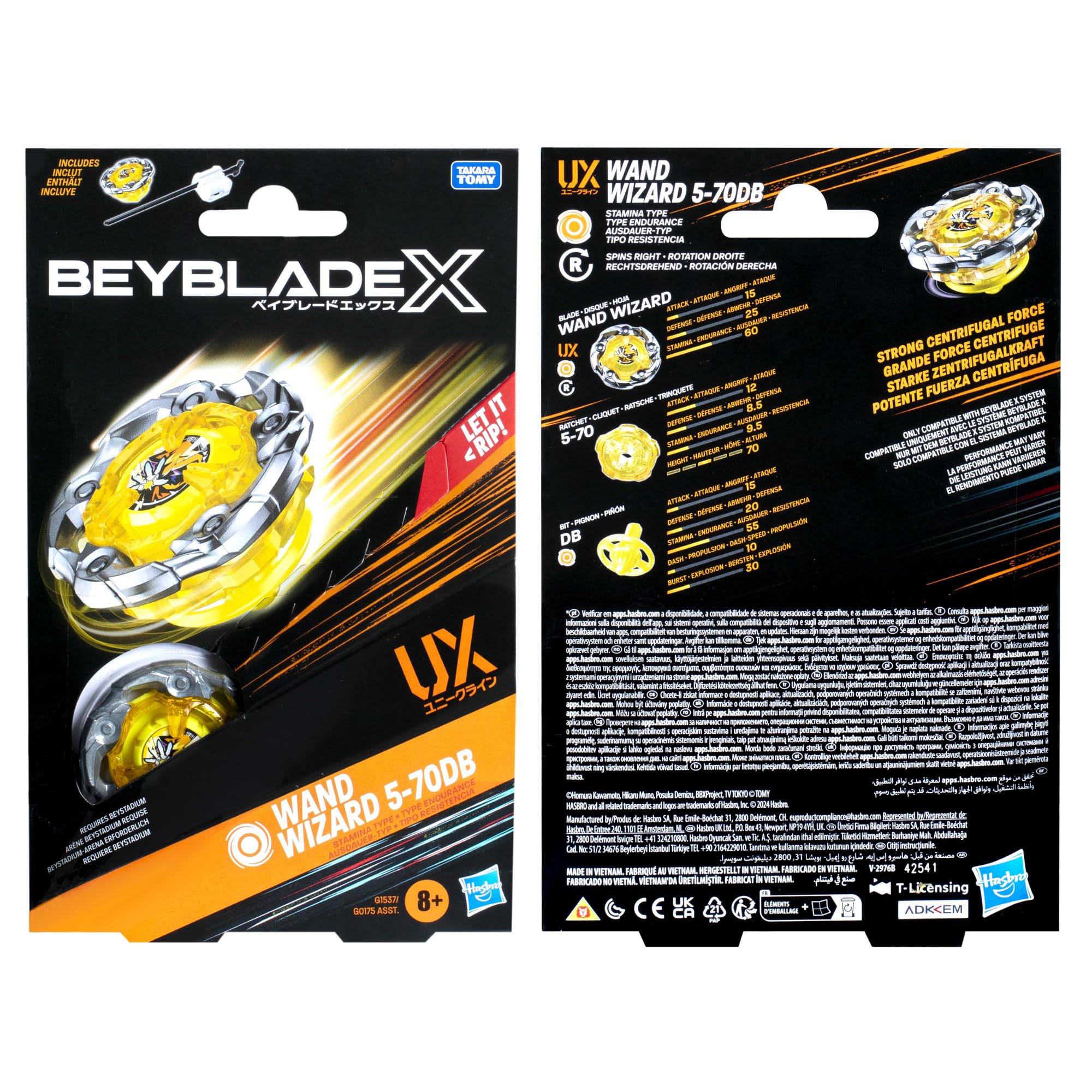 Dynamic Beyblade X spin action captures fast-paced competition.