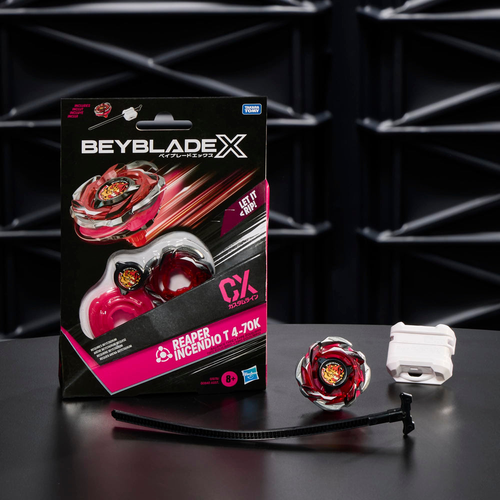 Beyblade X easy-to-assemble parts for quick setup