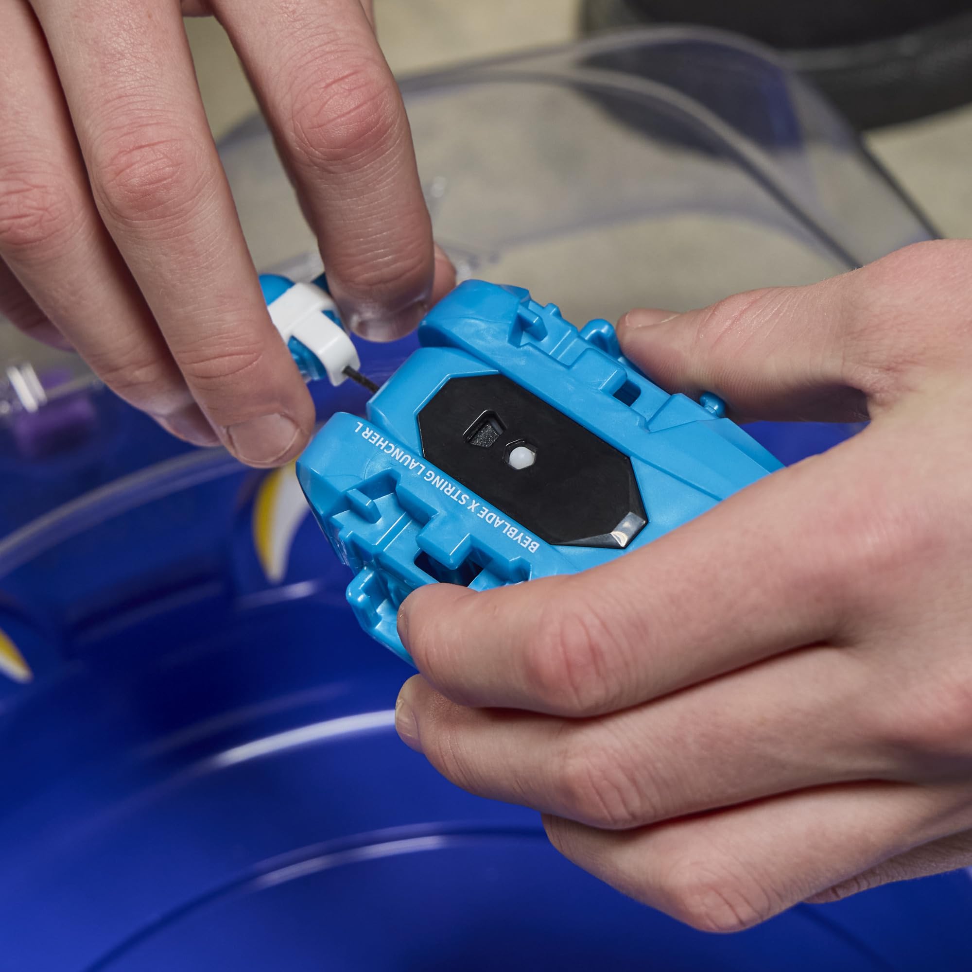 Swift, smooth launch action with Beyblade X setup