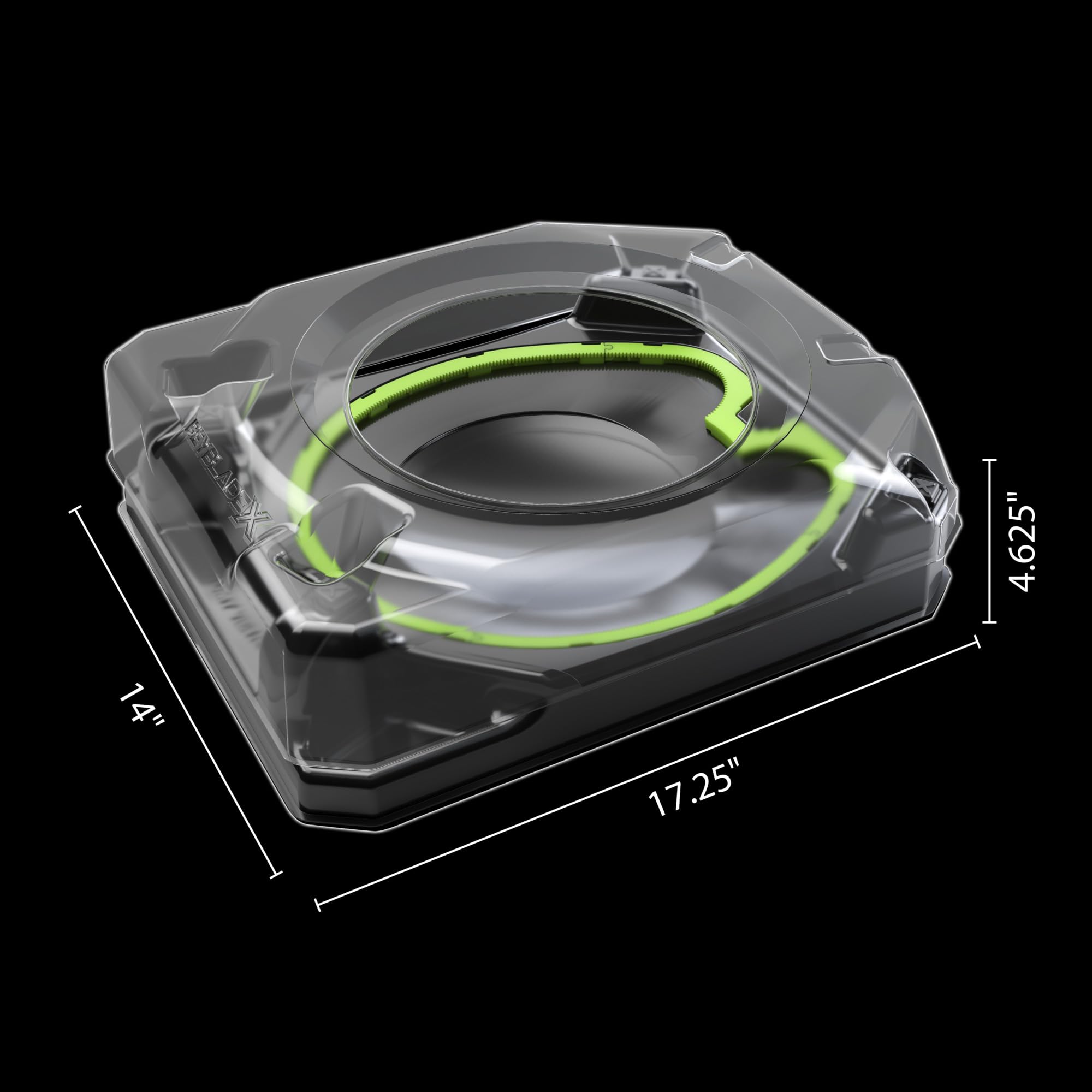 Beyblade X Interchangeable blade ratchet and bit for customization.