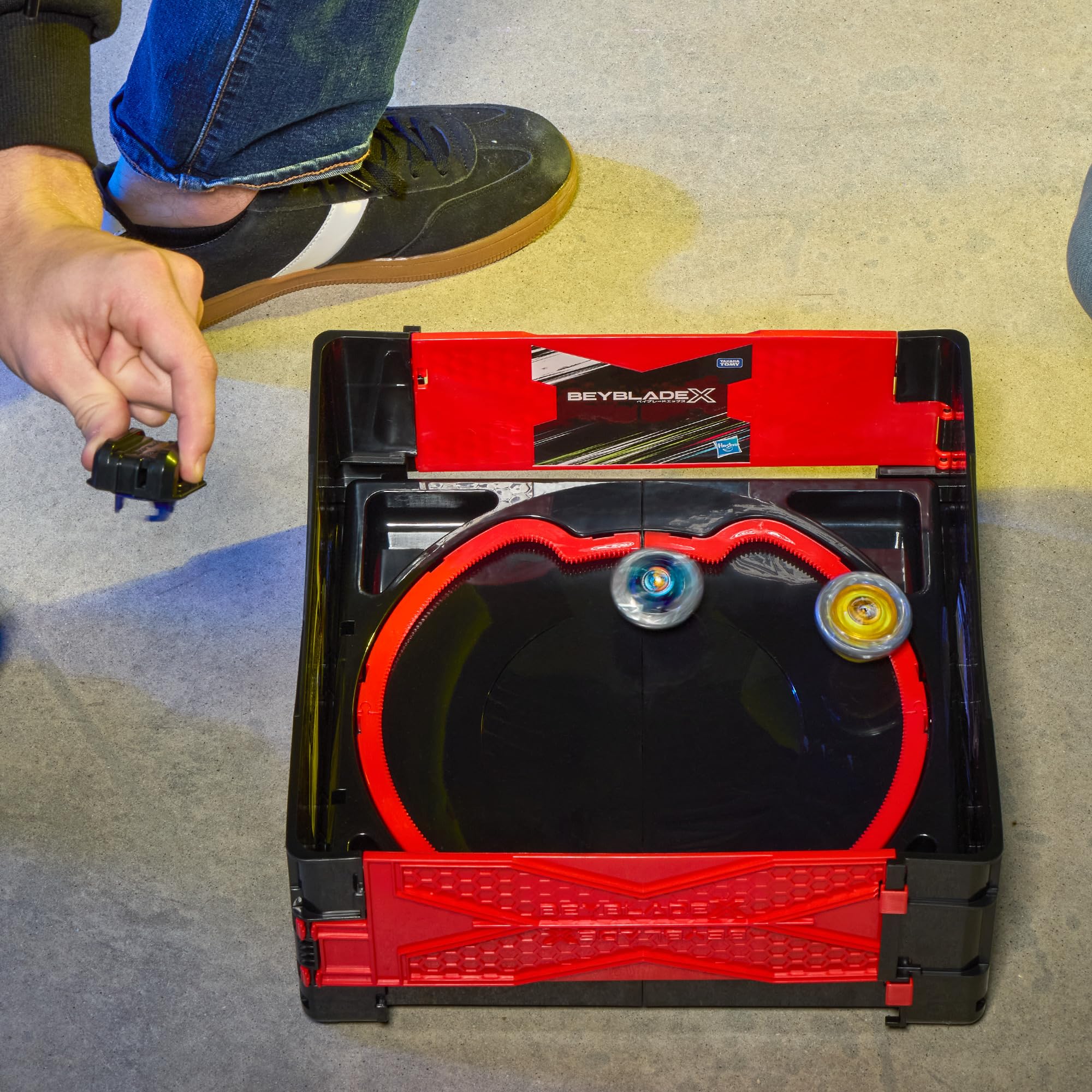 Beyblade X interchangeable blades allow quick customization
