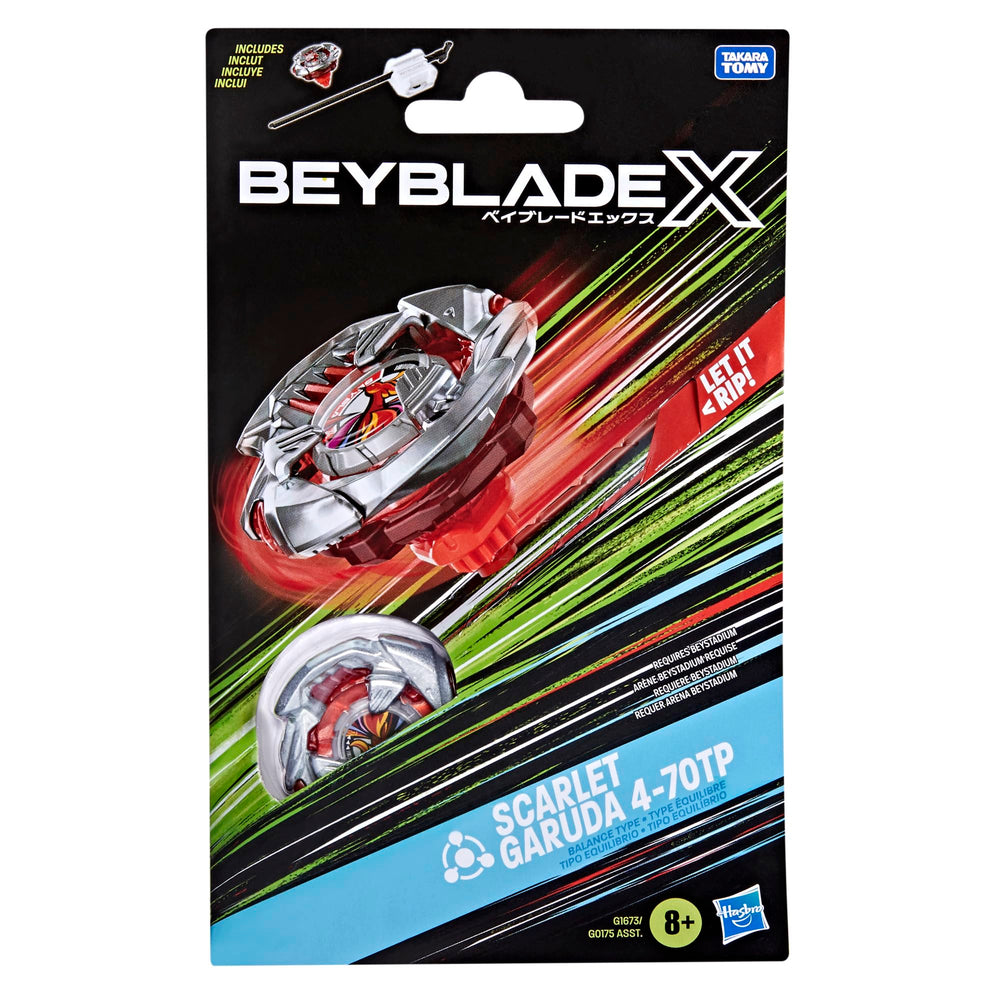 Interchangeable blades and parts enable customizable battle configurations.