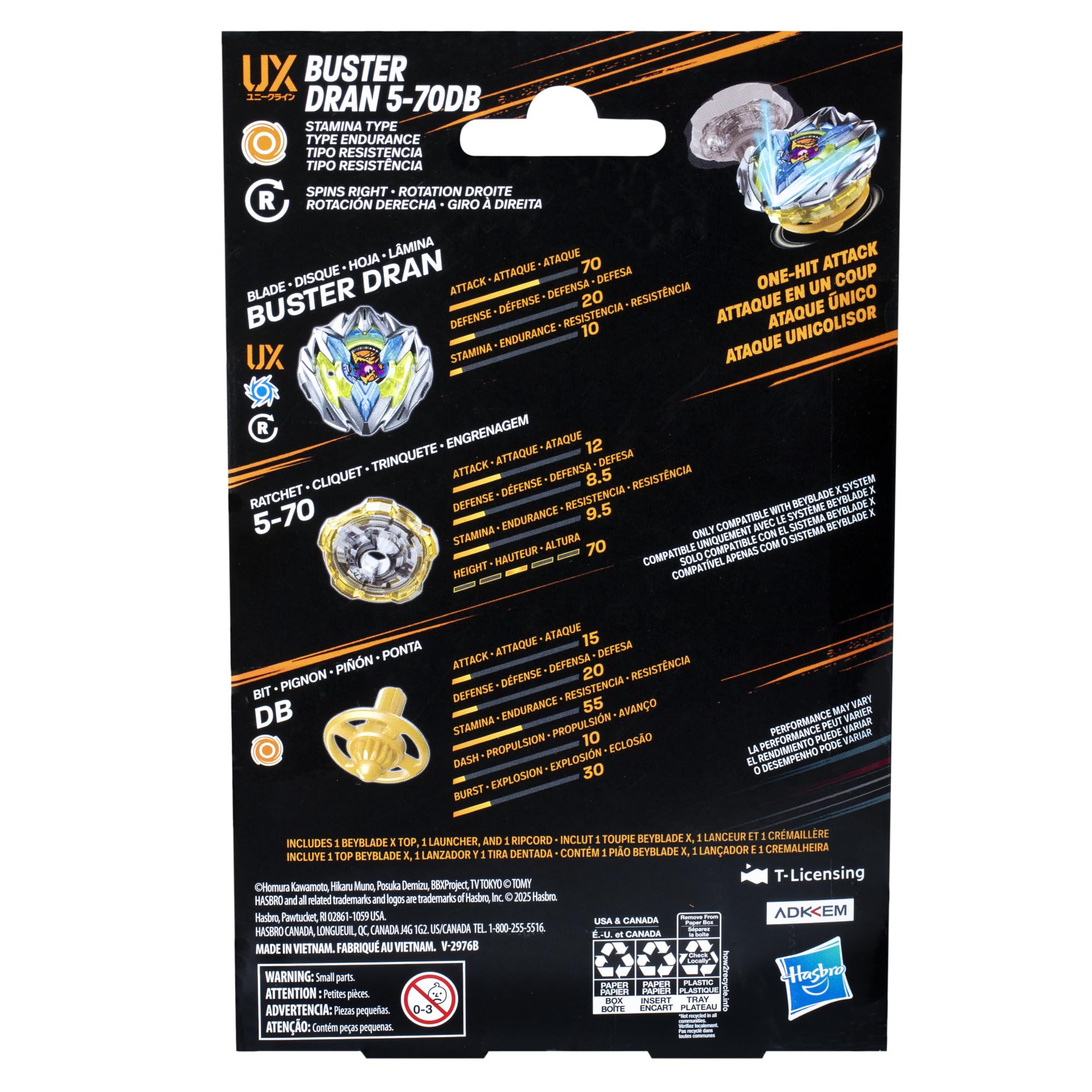 Interchangeable blades, ratchets, and bits enable flexible battle setups