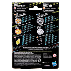 Beyblade X interchangeable parts showing customization options