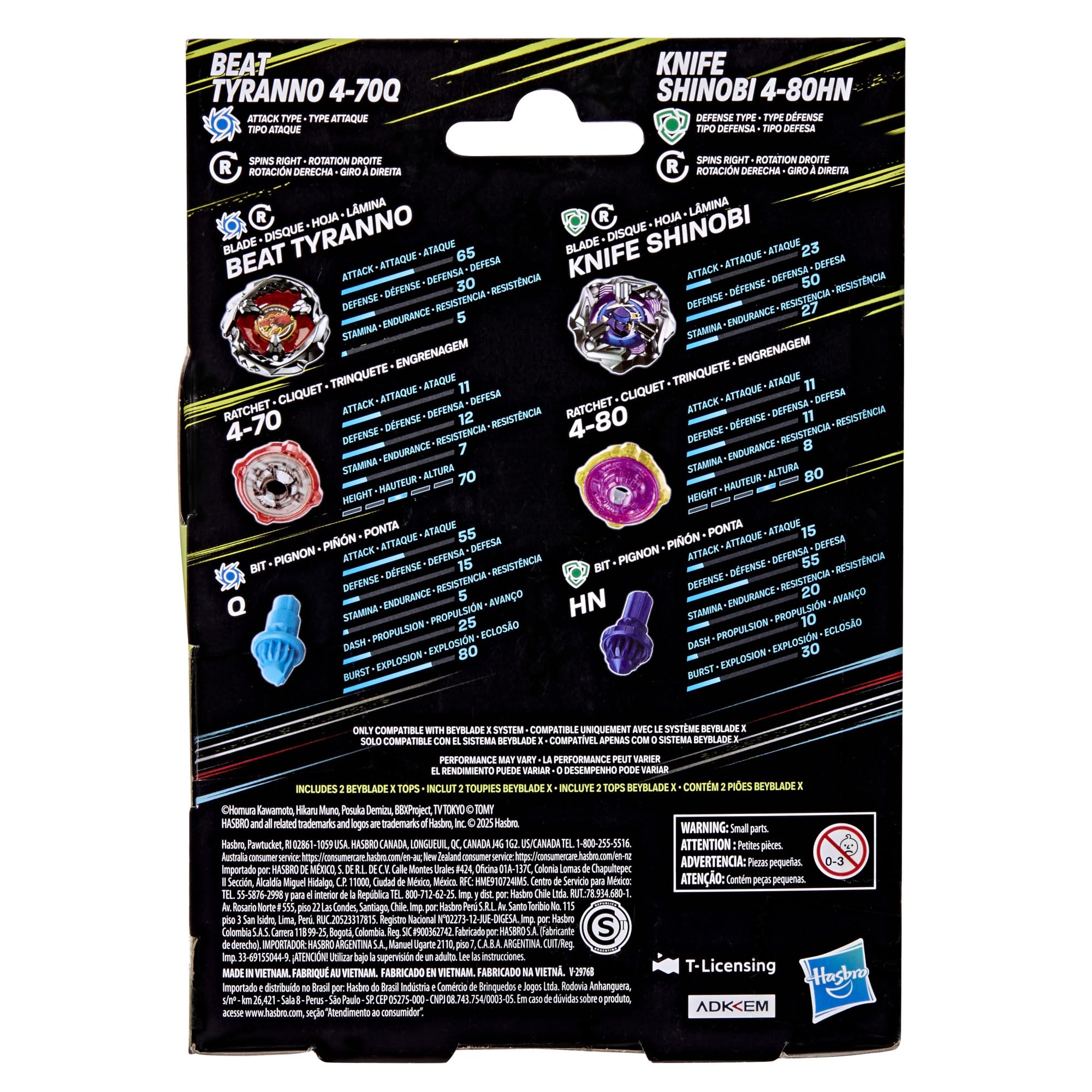 Beyblade X interchangeable die-cast components enable customizable clash experiences.