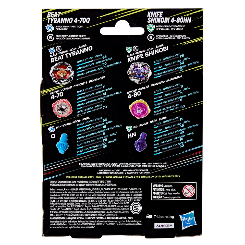 Beyblade X interchangeable die-cast components enable customizable clash experiences.