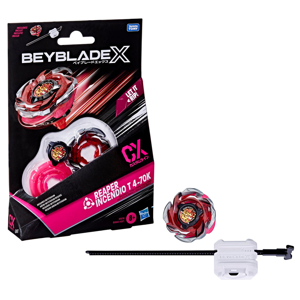 Beyblade X Reaper Incendio T starter pack launcher ready for battles