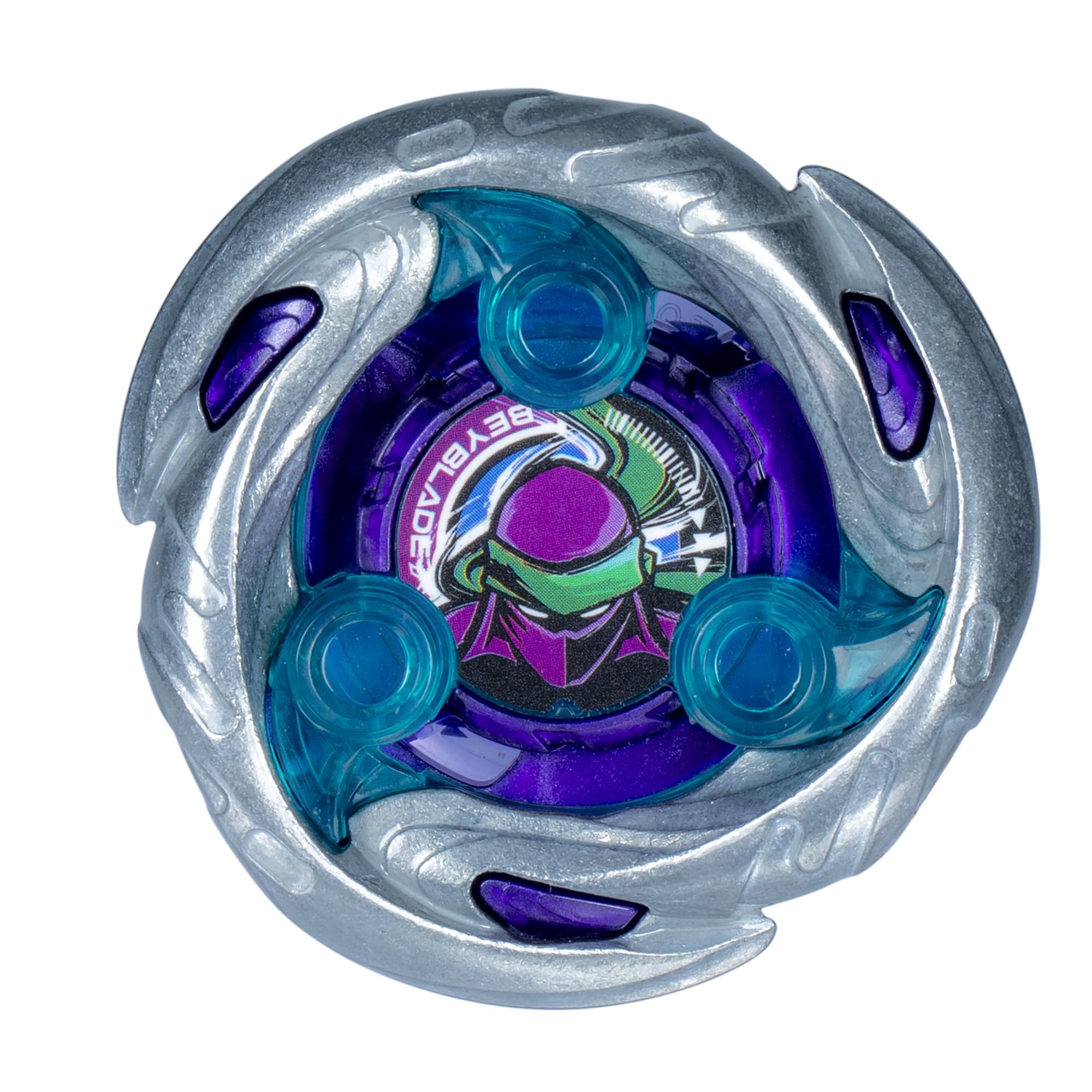 Beyblade X Shadow Shinobi launcher shown with ergonomic grip for quick launches