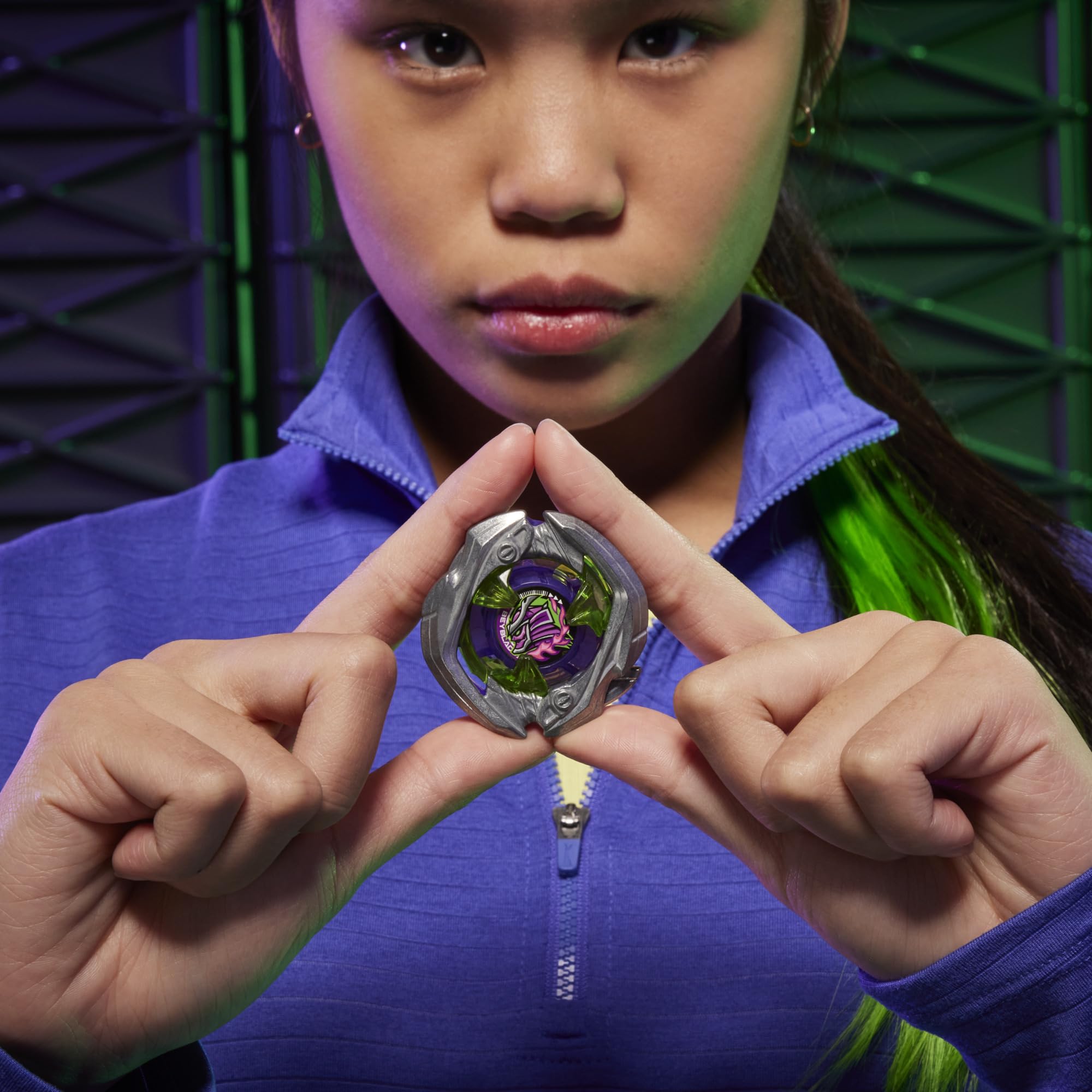 Beyblade X X-Celerator acceleration system depicted, supports faster dashes.