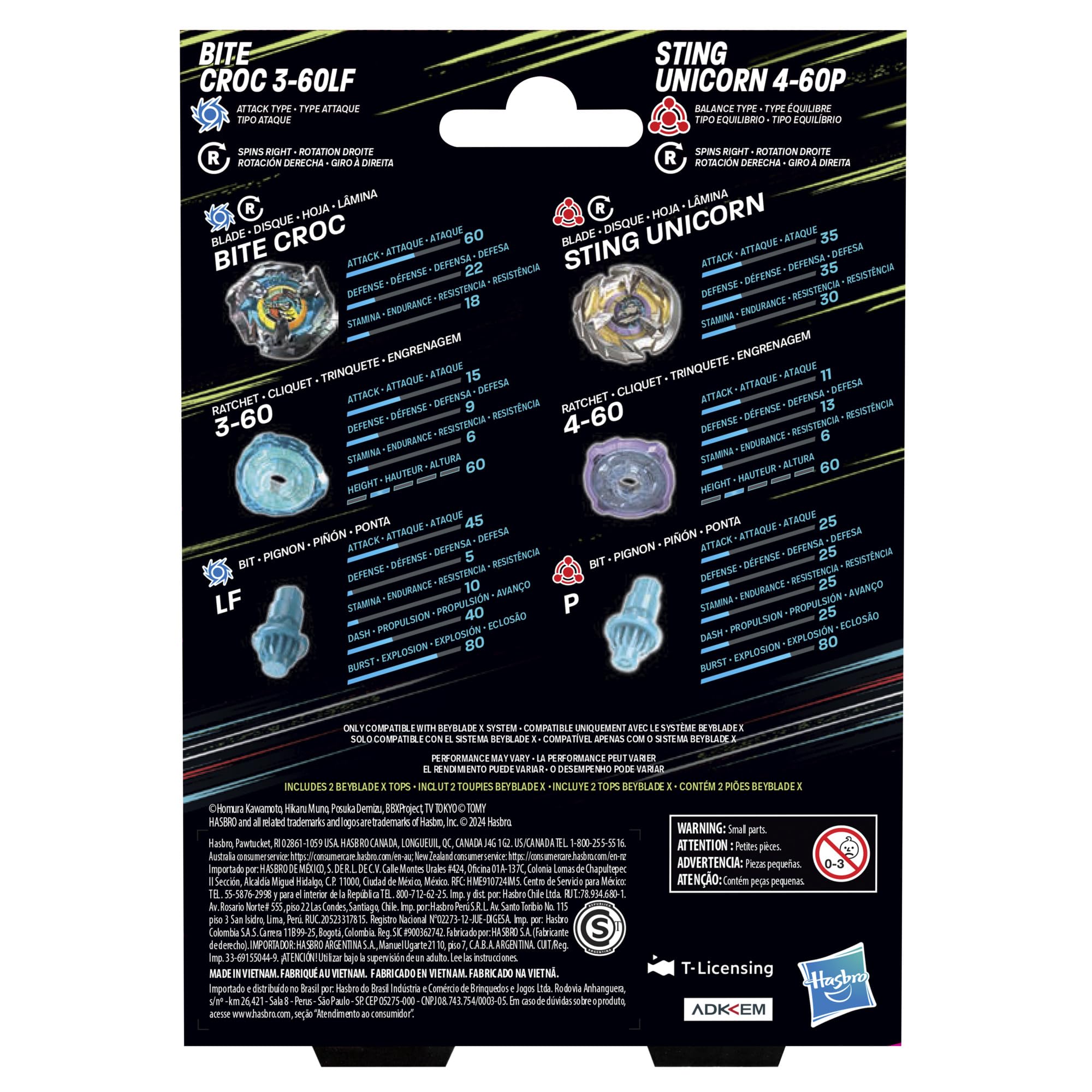 Close-up of X-Celerator Gear System on Beyblade X top