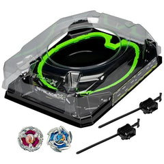 Beyblade X Xtreme acceleration rail powers rapid starts for intense bursts.
