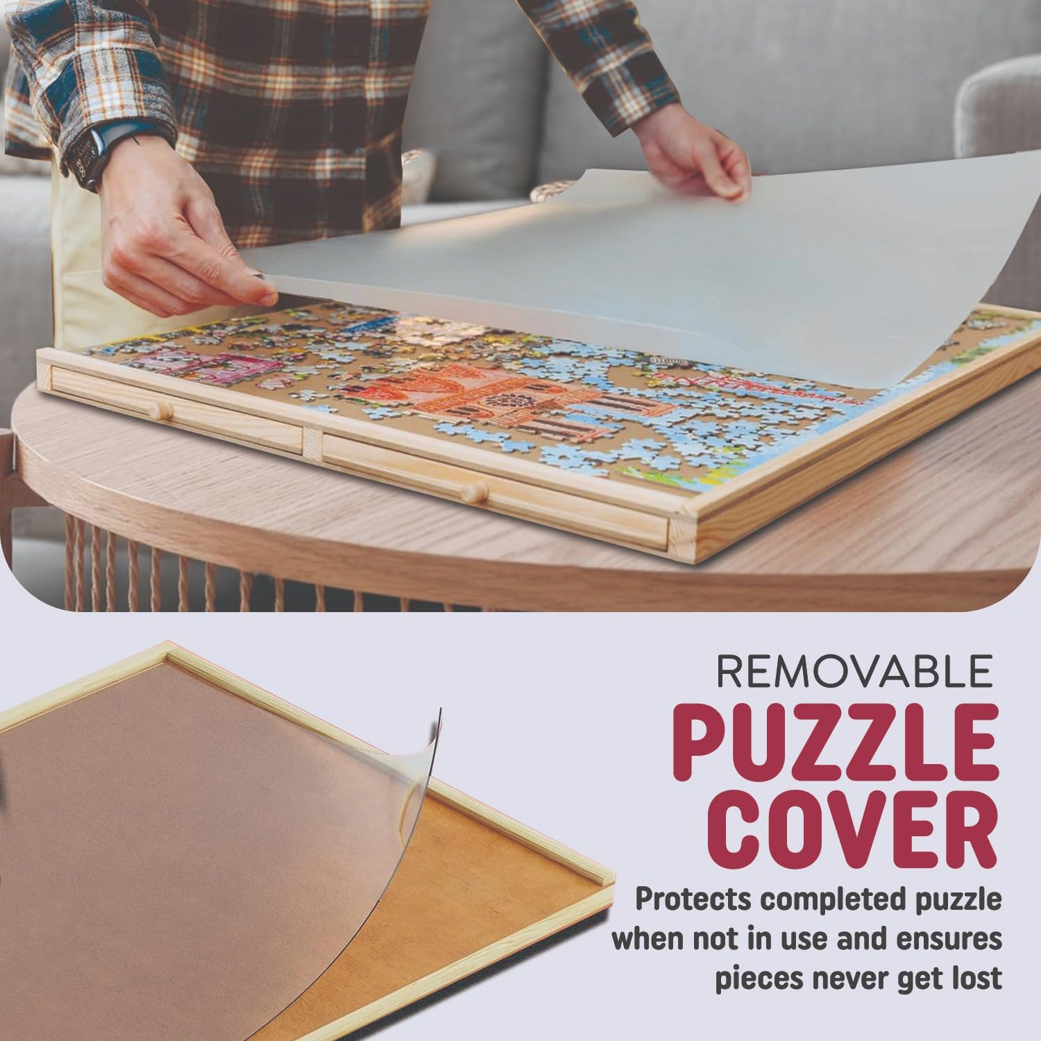Beyond Innoventions rotating Lazy Susan under the board enables easy access from any angle.