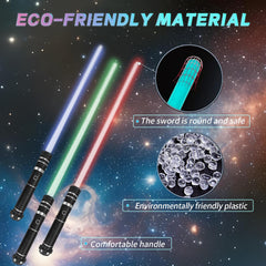 Beyondtrade Lightsabers color-changing modes create dynamic battle mood.